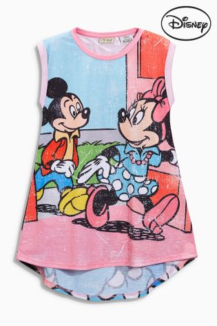 Multicoloured Minnie Mouse Dress (3-16yrs)